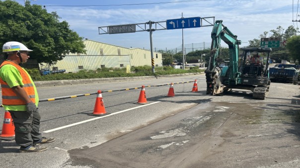 林口(工二)產業園區污水管線搶修工作