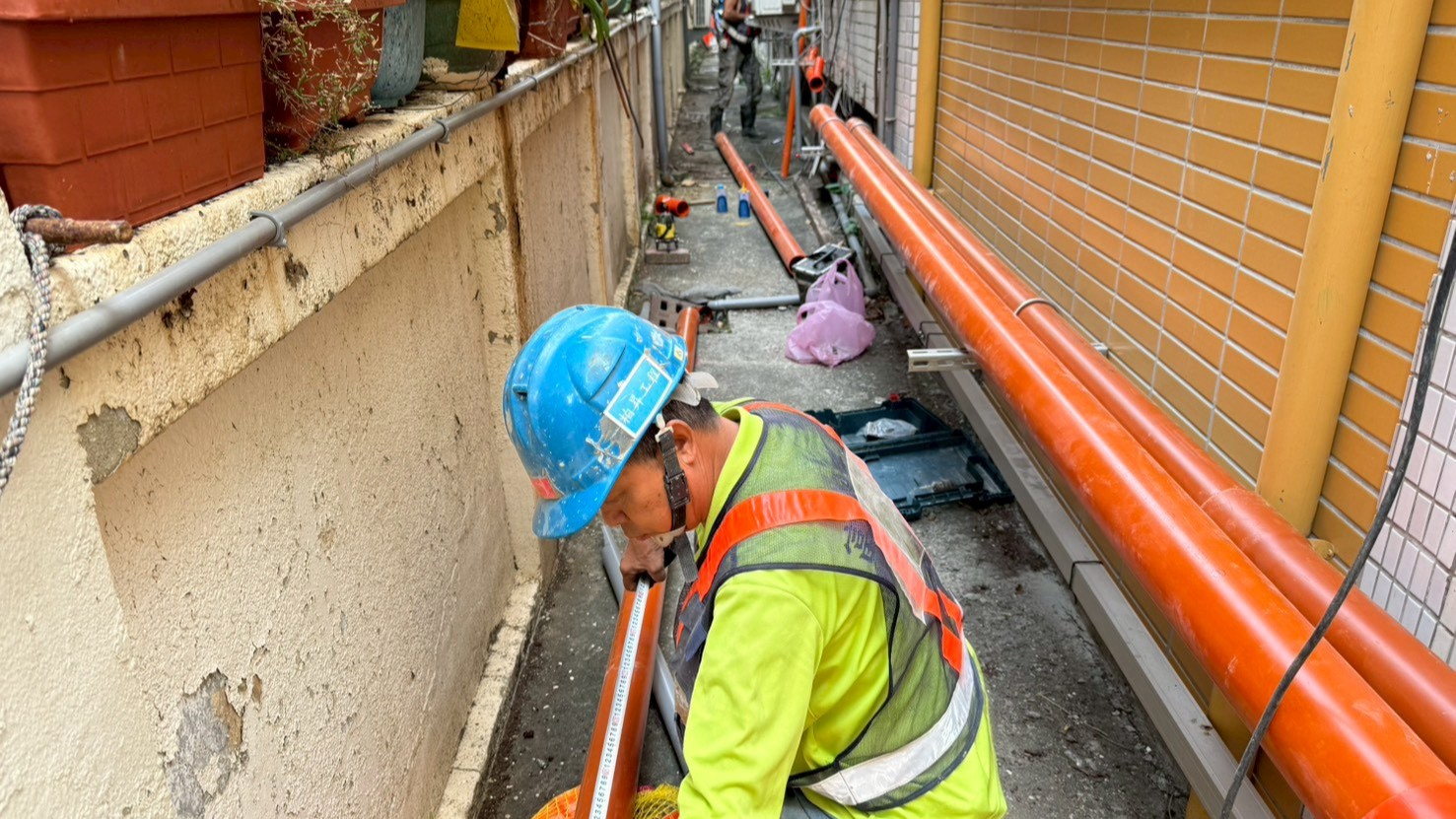 分局本部及海安派出所建築物汙水系統整建工程