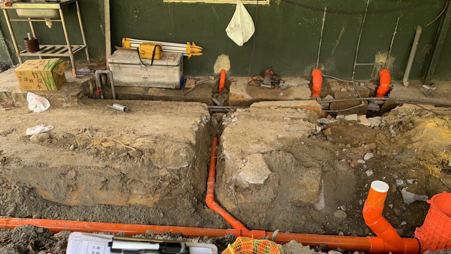 基隆市翔豐營區下水道接管工程