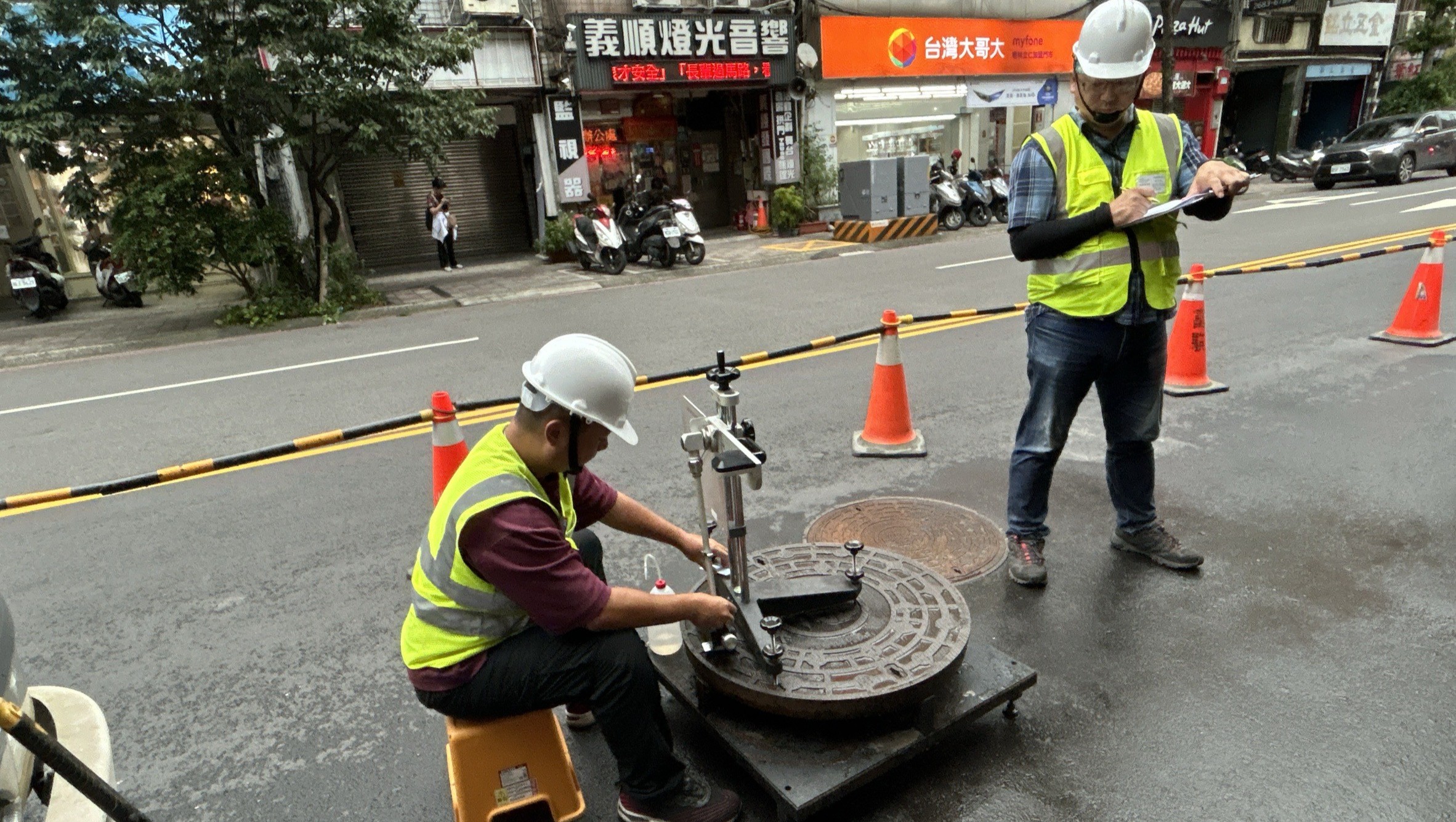 人孔框蓋BPN檢測及維護作業